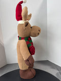 2.5FT Christmas Reindeer Plush Standing Decor