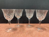 Set Of 4 Gorham Crystal Water Goblets (3 Sets Available, Priced Individually)