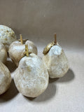 7 Piece Capiz Style Faux Fruit And Decor