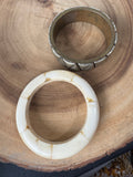 Pair of Bohemian Style Bangle Bracelets