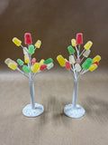 Pair Of Decorative Mini Gumdrop Trees