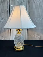 Waterford Crystal Pineapple Table Lamp (WORKS)