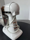 KitchenAid KSM75WH Classic Plus Tilt Head White Mixer with Attachments