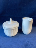 Wedgewood Nantucket Basket Bone Creamer & Sugar Dish Set