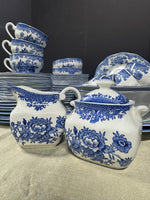 75-Piece Johnson Bros England Asiatic Pheasant Earthenware China Set