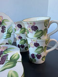 8-Piece Harry and David Blackberries China Set