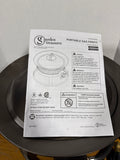 Garden Treasures Portable Gas Fire Pit With Small Propane Can NOT TESTED