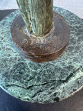 Signed & Numbered Charles Cropper Parks Bronze & Marble Eve Sculpture