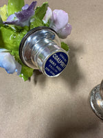 Hand Made English Bone China Flowers With Gorham Sterling Urn Vase *** READ DESCRIPTION ***
