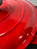 Red Buffalo Check Masterclass Enameled Cast Iron Dutch Oven