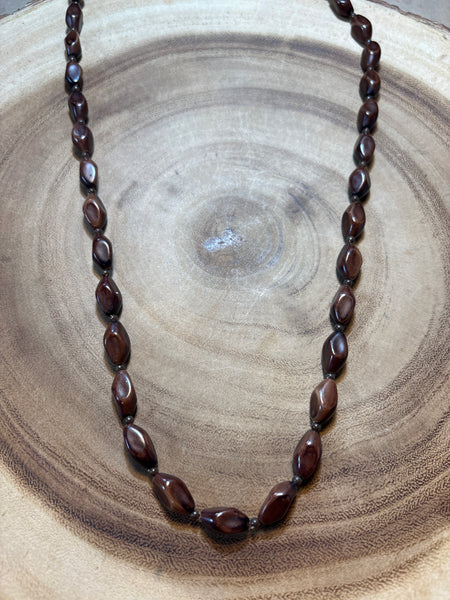Brown Beaded Necklace