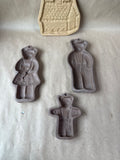 4 Piece Hartstone And Brown Bag Molds