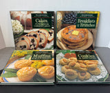 Lot of 4 Baking Williams Sonoma Kitchen Library Hardcover Cookbooks