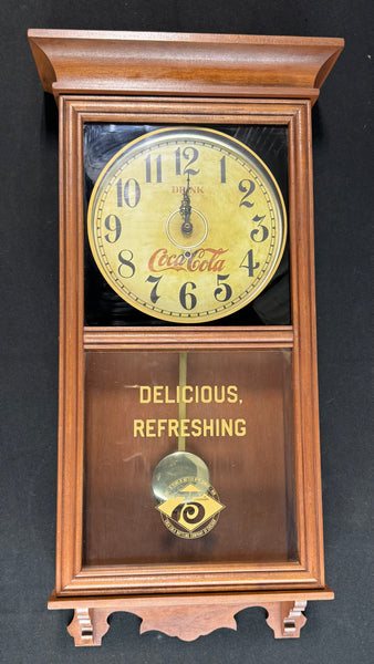 Coca-Cola Memorabilia Advertising Pendulum Clock