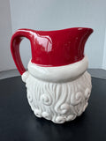 Home Accents Santa Claus Ceramic Pitcher