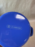 Blue Le Creuset Sauce Pot With Lid