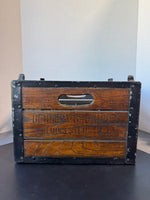Dennery’s Dairies Heavyweight Vintage Metal & Wooden Dairy Crate