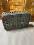 Divided Woven Basket Caddy