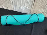 Gaiam Essentials Teal Yoga Mat w/Cary Strap