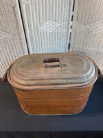 Antique Copper Lidded Wash Boiler