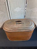 Antique Copper Lidded Wash Boiler