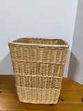 Wicker Square Laundry Basket With Handles