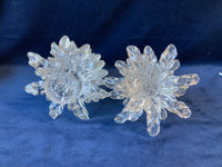 Pair of Plastic Icicle Christmas Trees