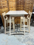 IKEA Norraker Hight Top Table with (2) Bar Stools/Chairs