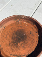 Painted Pot with Saucer
