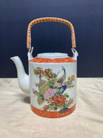 Satsuma Decorative Peacock Teapot