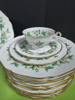 81-Piece Royal York Germany Orange Blossom China Set