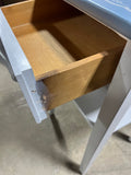 Blue/White Painted Nightstand