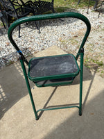 Green Folding Step Ladder