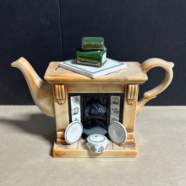 Portmeirion Fireplace Miniature Teapot