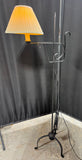 Primitive Style Wrought Iron Floor Lamp (WORKS)