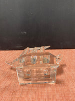 Glass Sailboat Figurine