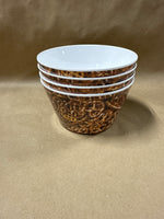 (B) Hutzler Pretzel Melamine Bowl — Set Of 4