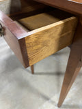 Henkel Harris Solid Cherry Pair of Pembroke End Tables with Single Drawer