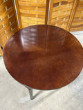 Round Accent Table with Drawer