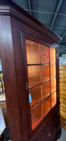 Henkel Harris Lighted Corner Cabinet*** HEAVY ITEM***