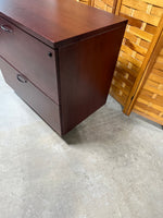 OSP Furniture Two Drawer File Cabinet, particle board ***HEAVY ITEM***