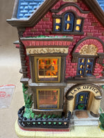 Lemax Law Office CADDINGTON VILLAGE Lighted Village 2007 WORKS