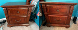Pair of Wooden Night Stands - Unbranded