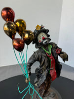 (B) Emmet Kelly Jr. Thinking of You Bronze Clown Sculpture by Peter Apsit