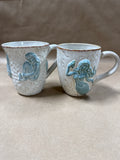 Mermaid Coffee Mugs From Cracker Barrel - Pair