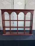 Wooden Curio Hanging Curio Shelf