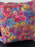 Pair of Cynthia Rowley Bright Colorful Floral Throw Pillows