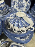 75-Piece Johnson Bros England Asiatic Pheasant Earthenware China Set