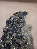 Pyrite Cluster On Dark Matrix