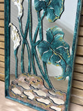 Mirror Covered with Metal Foliage